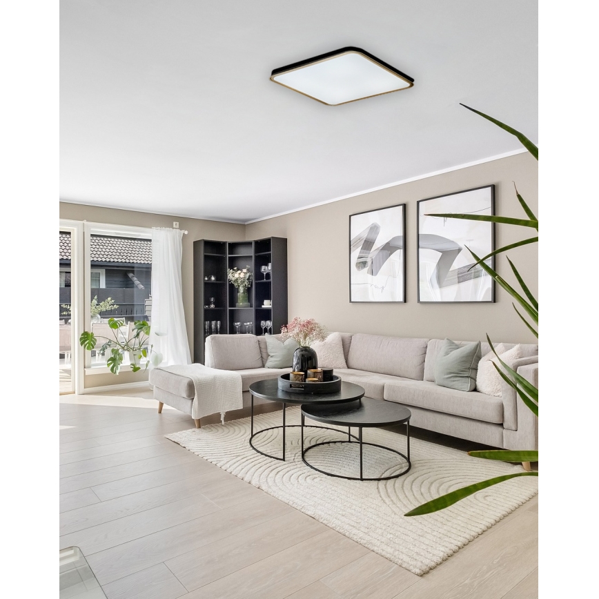 LED Plafon ściemnialny UNA LED/60W/230V 2700-6500K 50x50 cm + pilot zdalnego sterowania