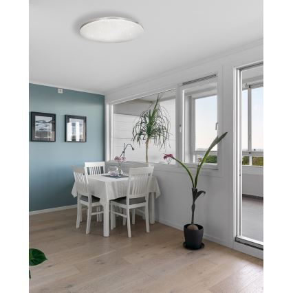 LED Plafon ściemnialny VENTA LED/36W/230V 2700-6500K śr. 48 cm + pilot zdalnego sterowania