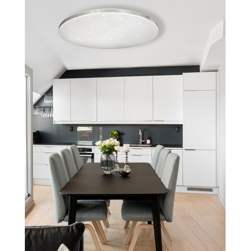 LED Plafon ściemnialny VENTA LED/60W/230V 2700-6500K śr. 58 cm + pilot zdalnego sterowania