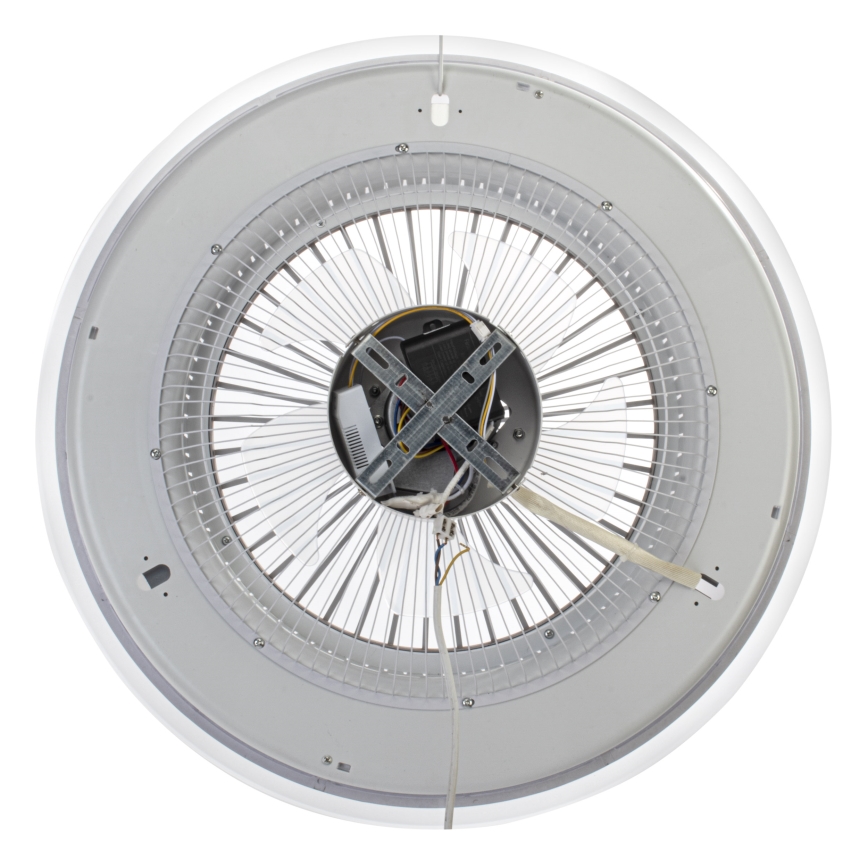 LED Plafon ściemnialny z wentylatorem ZONDA LED/65W/230V 3000-6500K czarny + pilot