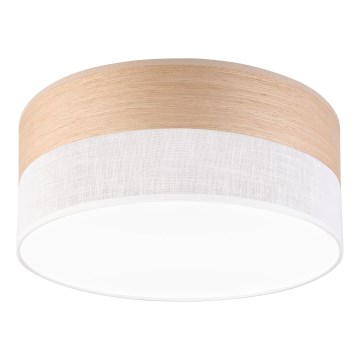 LED Plafon SIRJA WOOD LED/20W/230V śr. 35 cm biały/dąb