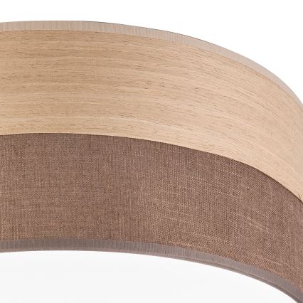 LED Plafon SIRJA WOOD LED/20W/230V śr. 35 cm brązowy/dąb