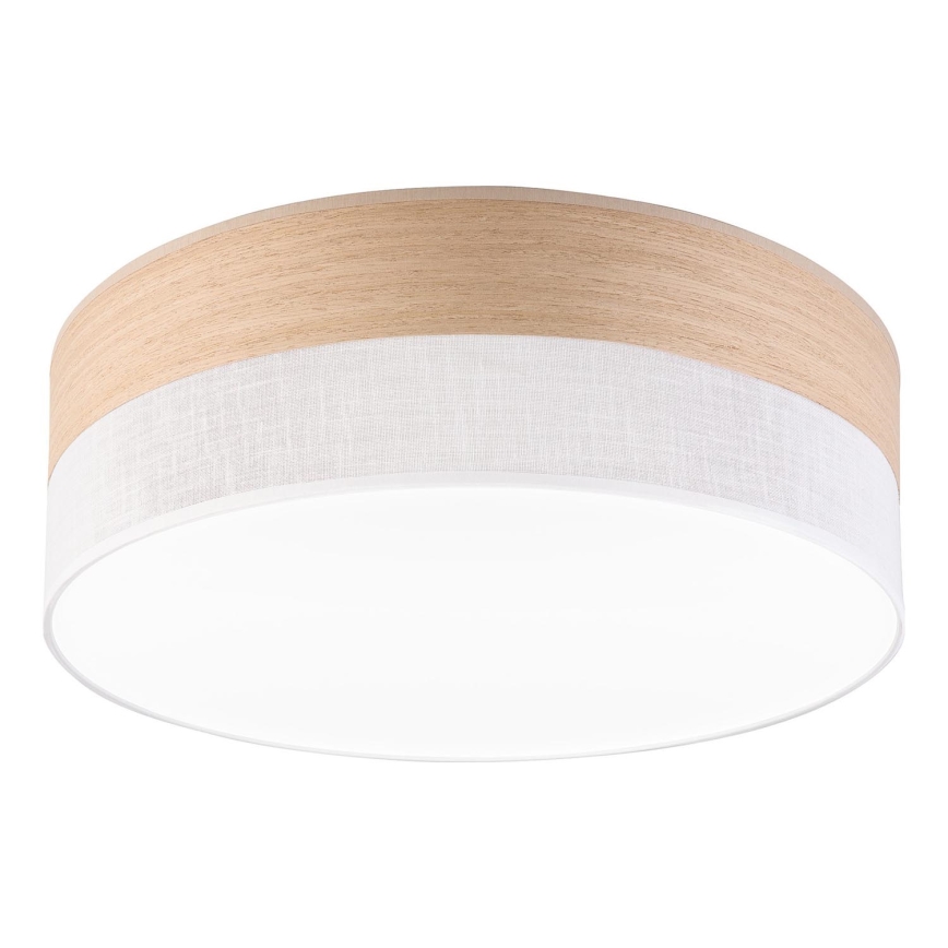 LED Plafon SIRJA WOOD LED/36W/230V śr. 45 cm biały/dąb