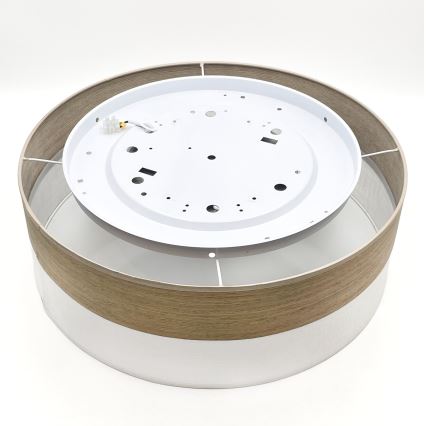 LED Plafon SIRJA WOOD LED/36W/230V śr. 45 cm biały/dąb