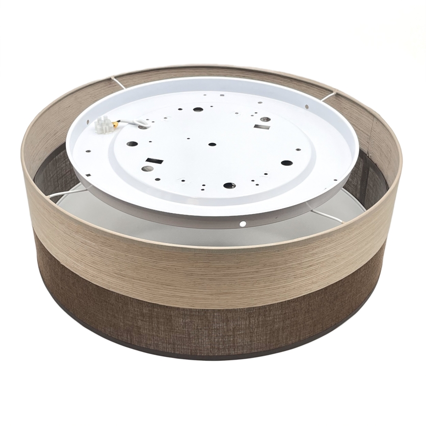 LED Plafon SIRJA WOOD LED/36W/230V śr. 45 cm brązowy/dąb