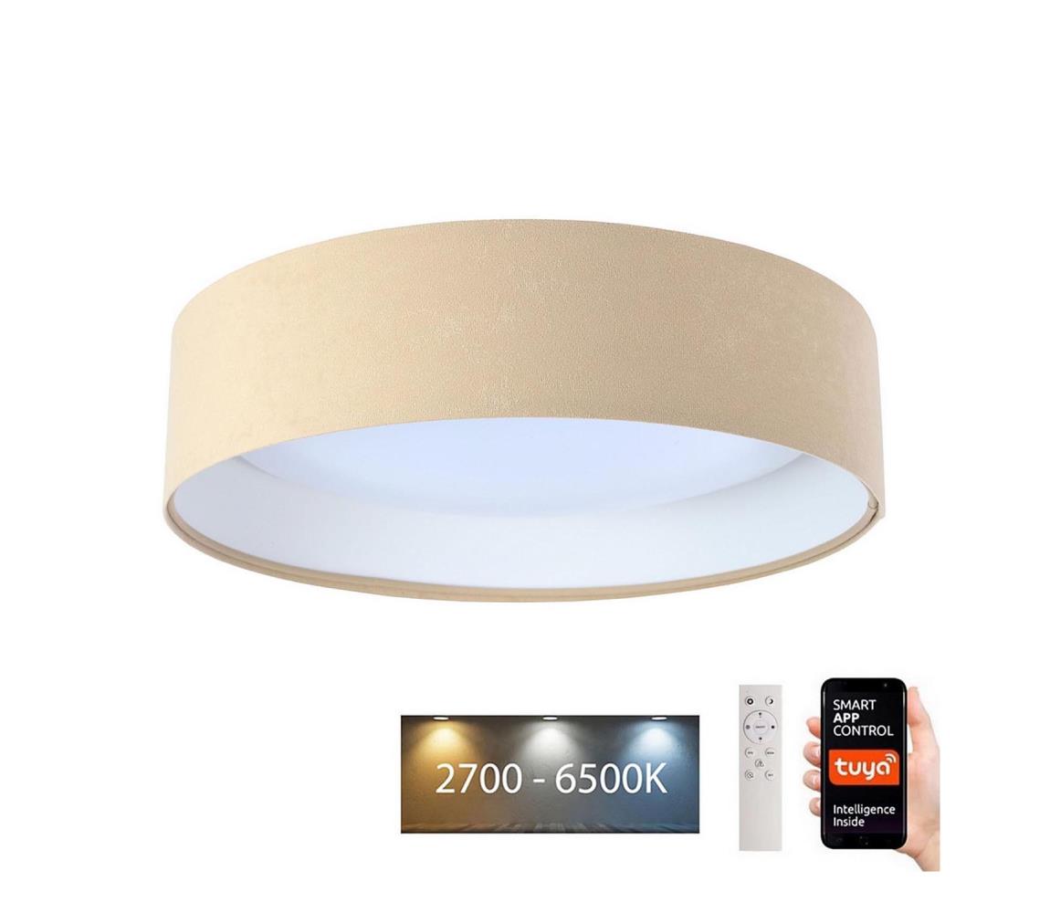 LED Plafon SMART GALAXY LED/24W/230V Wi-Fi Tuya beżowy/biały + pilot