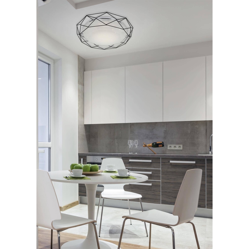 LED Plafon SVEN LED/24/230V czarny