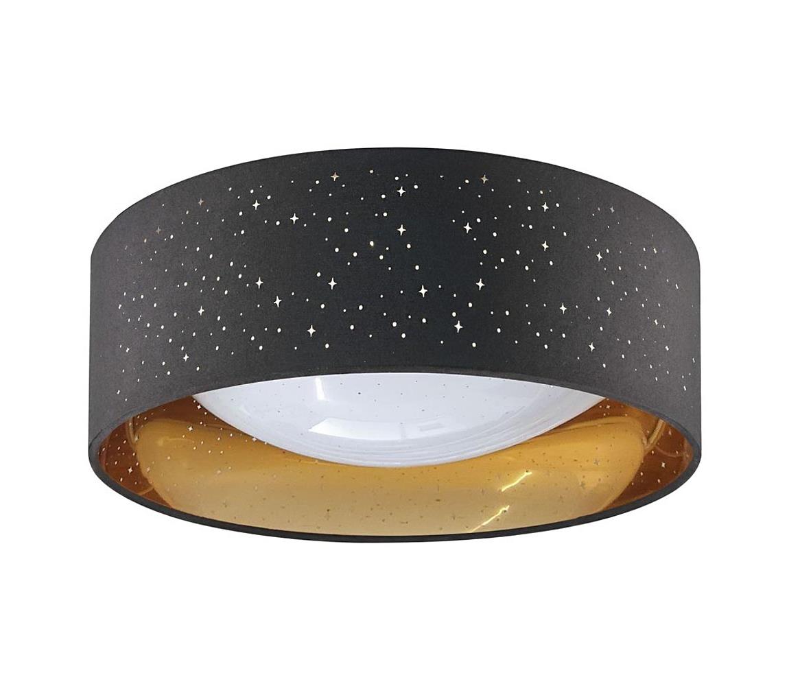LED Plafon TULUZA LED/18W/230V śr. 32 cm czarny