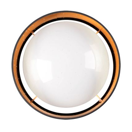 LED Plafon TULUZA LED/18W/230V śr. 32 cm czarny