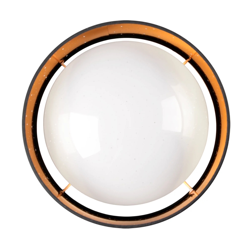 LED Plafon TULUZA LED/18W/230V śr. 32 cm czarny
