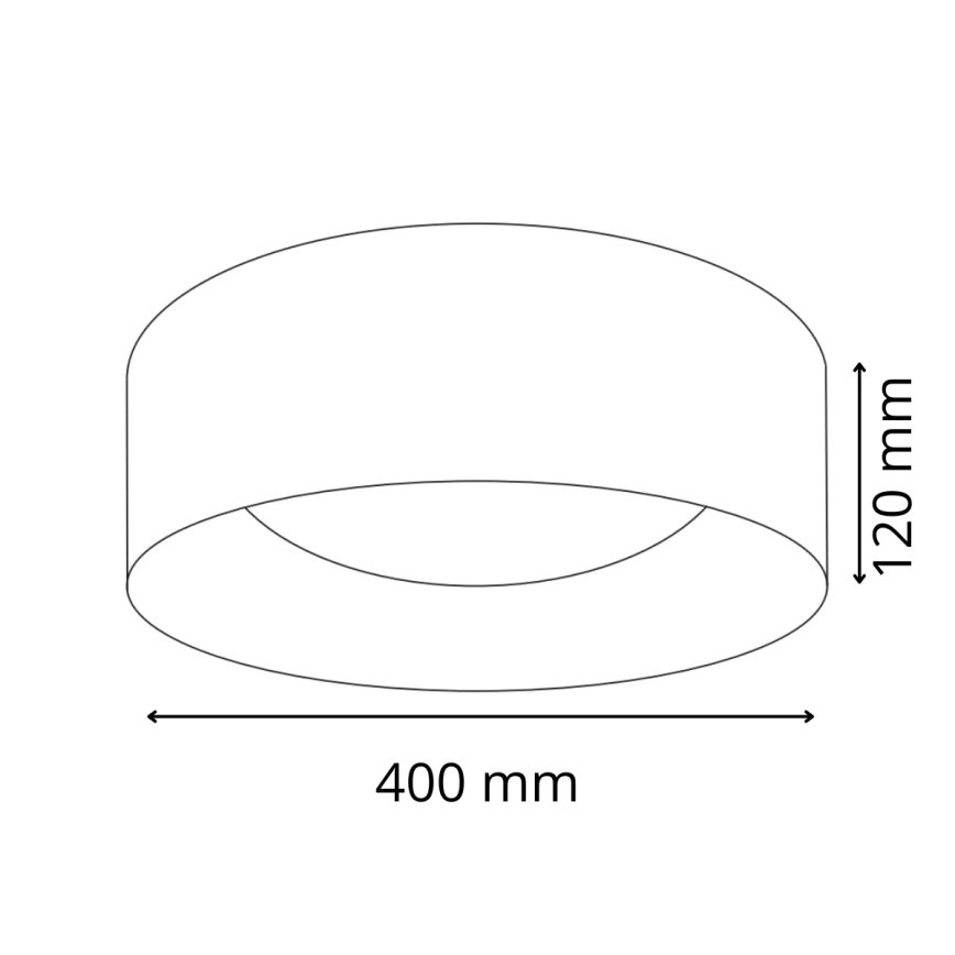 LED Plafon TULUZA LED/24W/230V śr. 40 cm biały