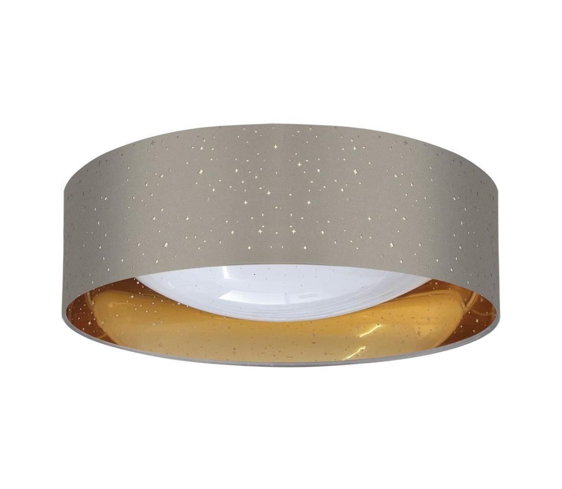 LED Plafon TULUZA LED/24W/230V śr. 40 cm brązowy