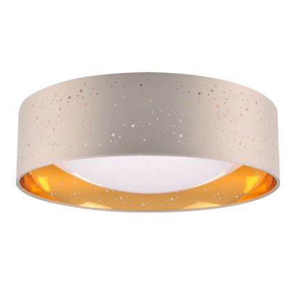 LED Plafon TULUZA LED/24W/230V śr. 40 cm brązowy