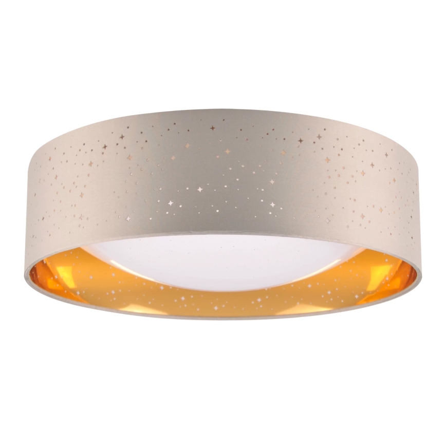 LED Plafon TULUZA LED/24W/230V śr. 40 cm brązowy