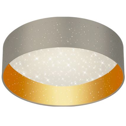 LED Plafon TULUZA LED/24W/230V śr. 40 cm brązowy