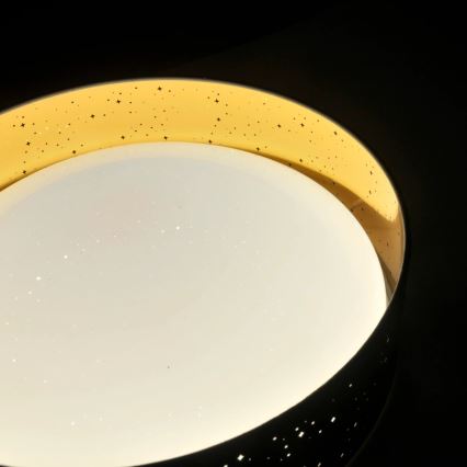 LED Plafon TULUZA LED/24W/230V śr. 40 cm brązowy