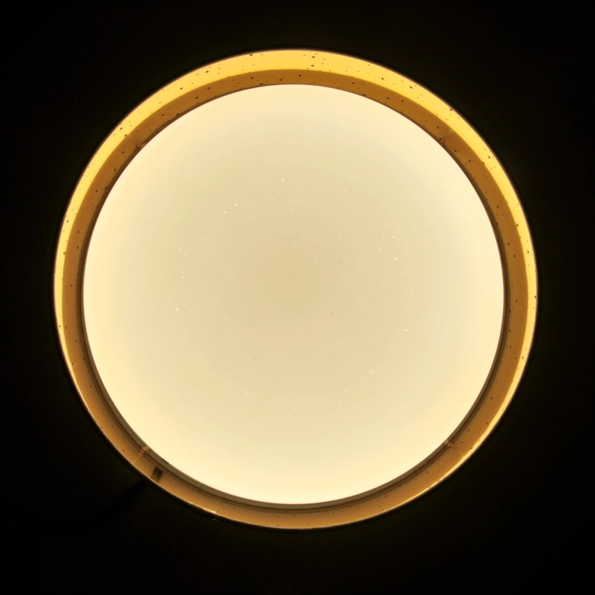 LED Plafon TULUZA LED/24W/230V śr. 40 cm brązowy