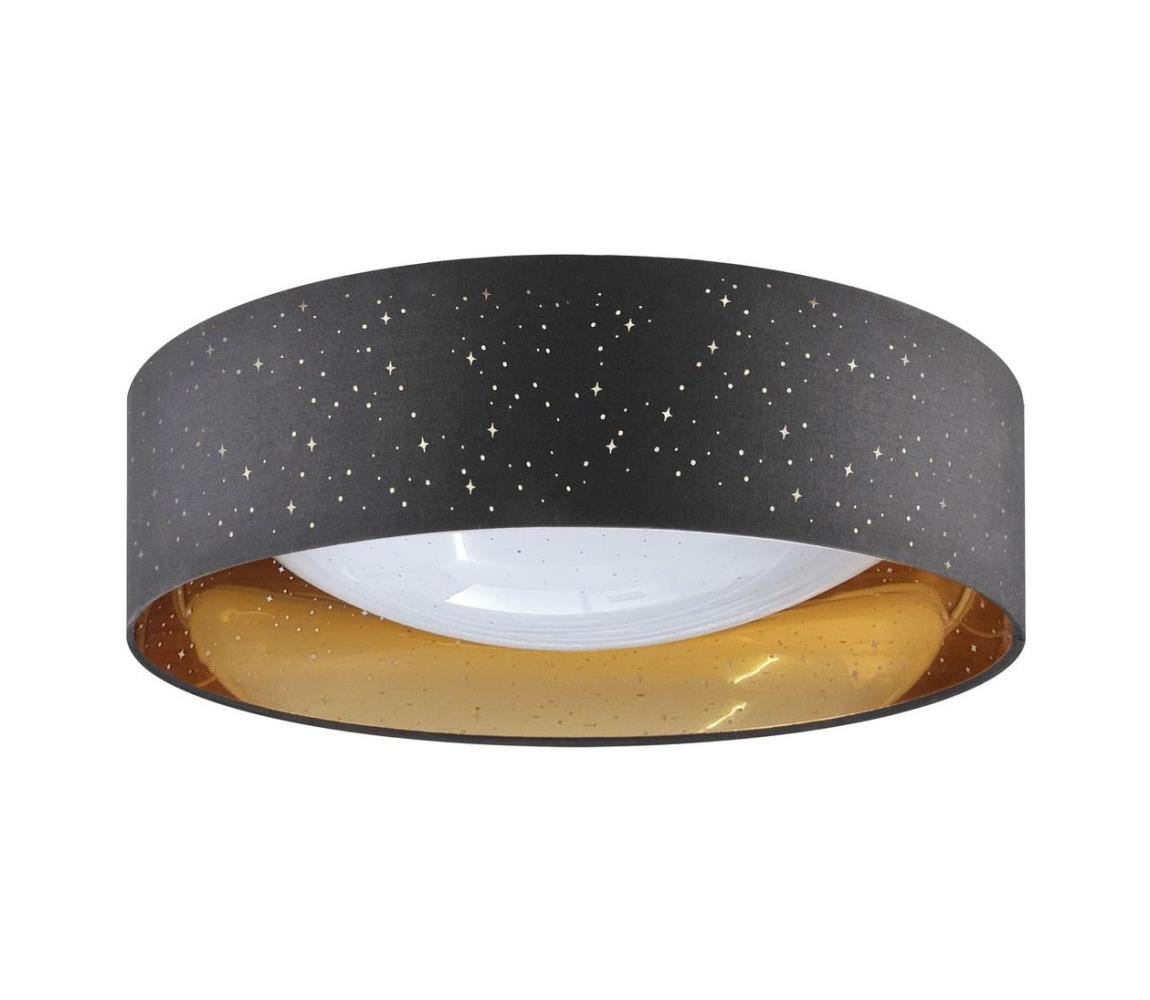 LED Plafon TULUZA LED/24W/230V śr. 40 cm czarny