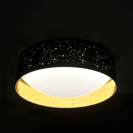 LED Plafon TULUZA LED/24W/230V śr. 40 cm czarny