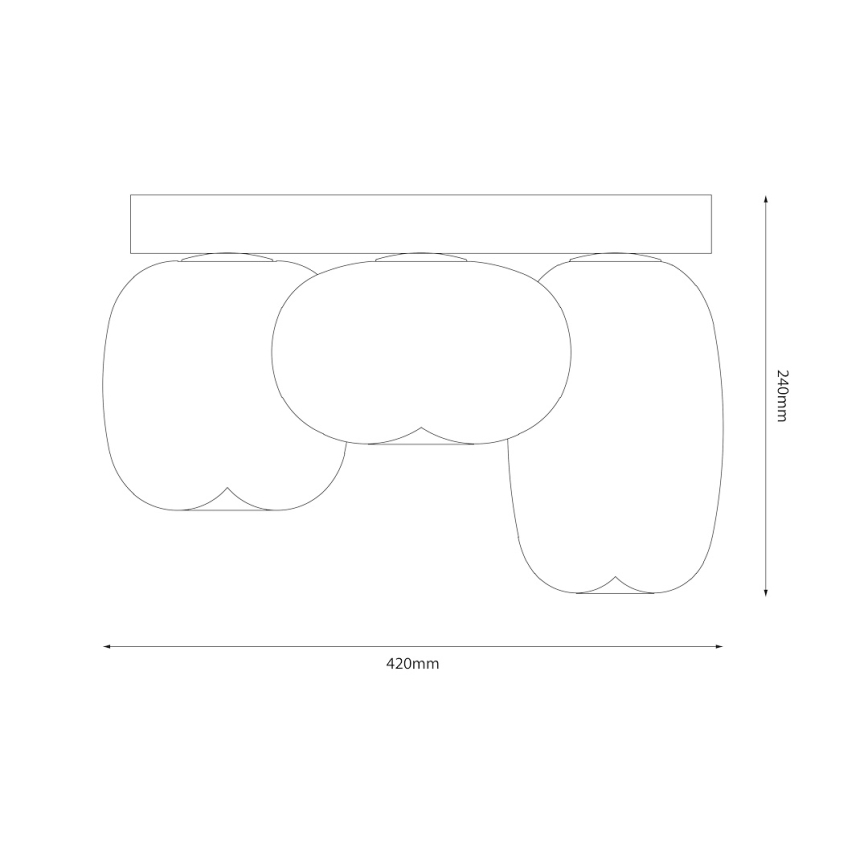 LED Plafon VASO LED/12W/230V śr. 42 cm biały