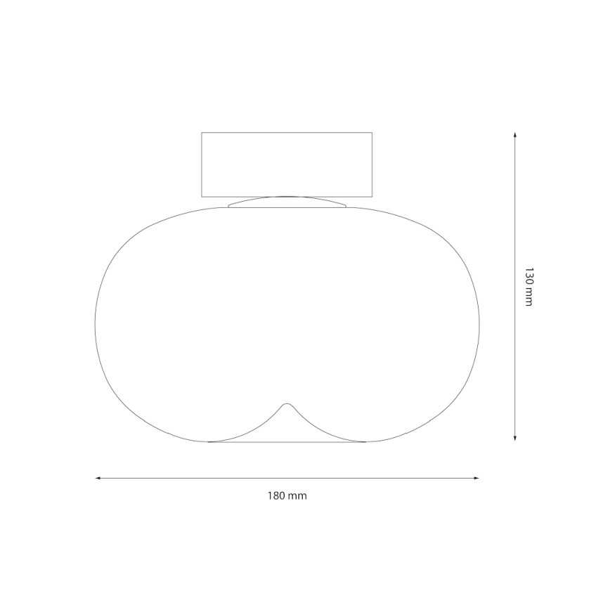 LED Plafon VASO LED/4W/230V śr. 18 cm biały
