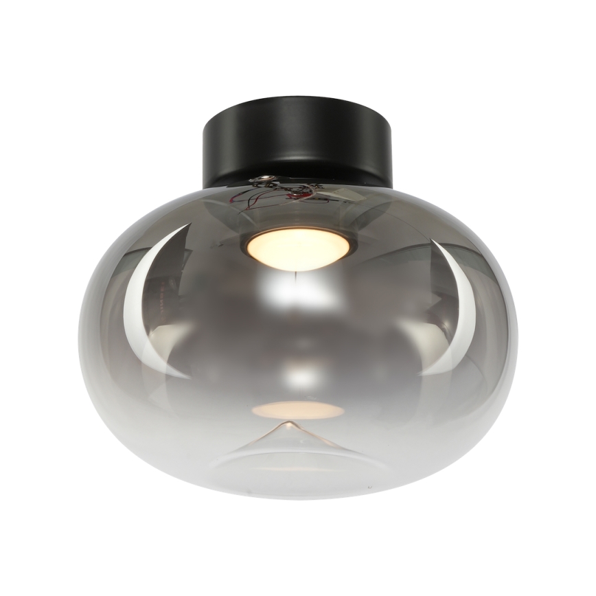 LED Plafon VASO LED/4W/230V śr. 18 cm czarny/dymny