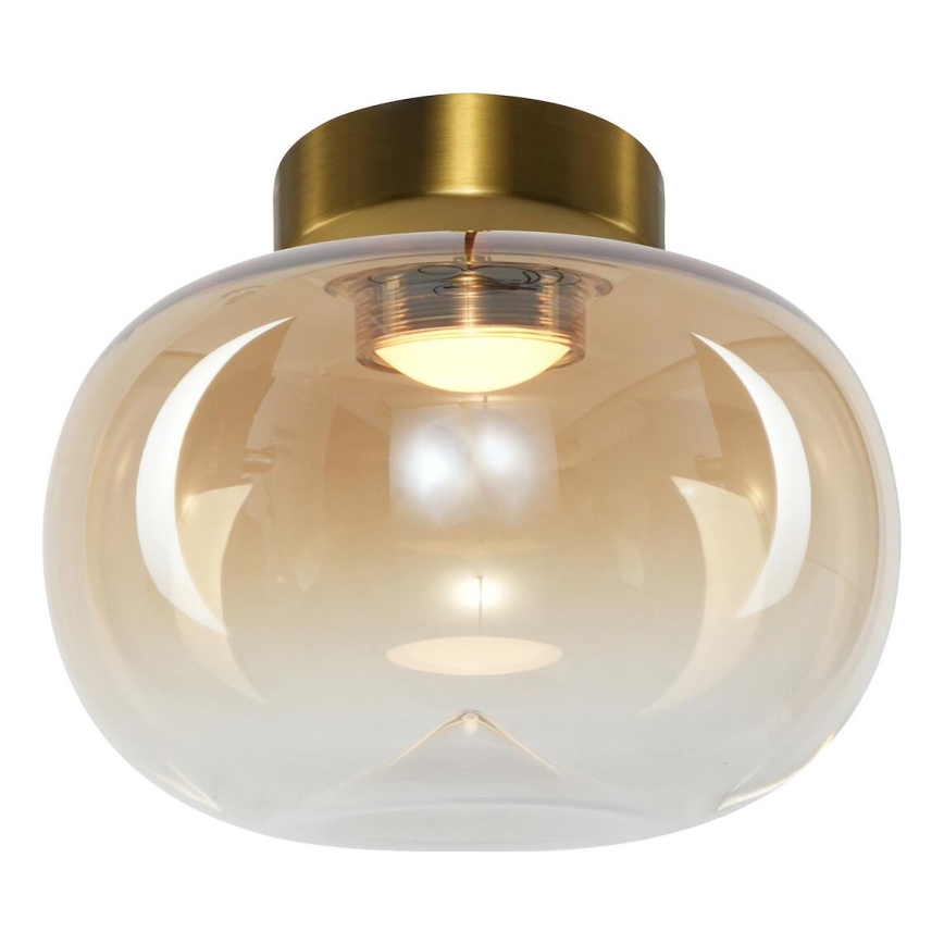 LED Plafon VASO LED/4W/230V śr. 18 cm złoty/dymny
