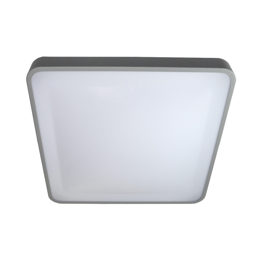 LED Plafon WILTON LED/24W/230V 37,5x37,5 cm szary