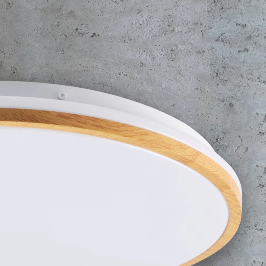 LED Plafon WOODY LED/24W/230V d. 38 cm