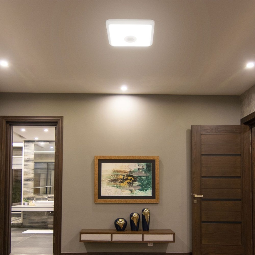 LED Plafon z czujnikiem SAMSUNG CHIP LED/12W/230V 3000/4000/6000K biały