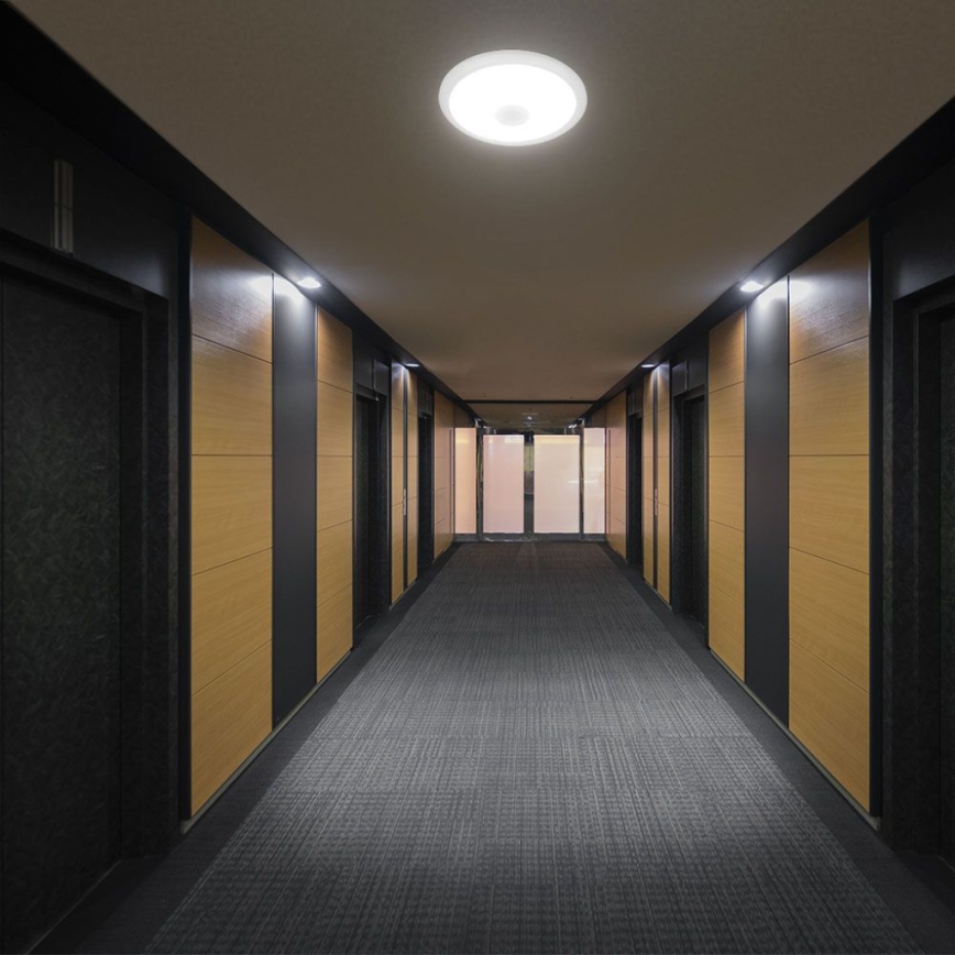 LED Plafon z czujnikiem SAMSUNG CHIP LED/12W/230V 3000/4000/6000K śr. 29 cm biały