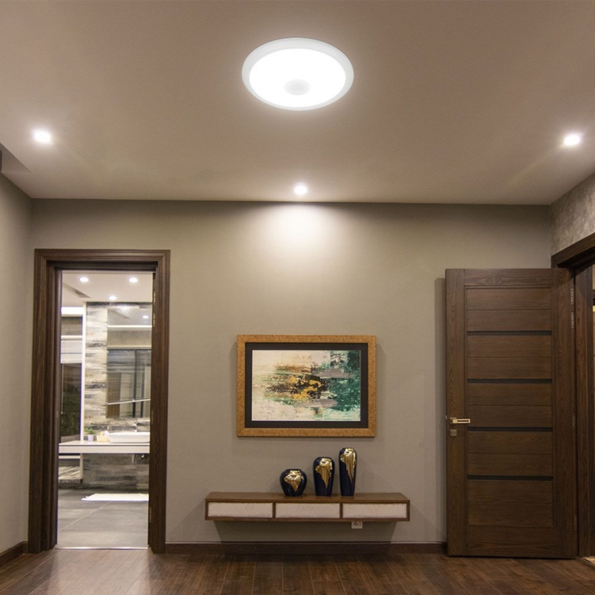 LED Plafon z czujnikiem SAMSUNG CHIP LED/12W/230V 3000/4000/6000K śr. 29 cm biały