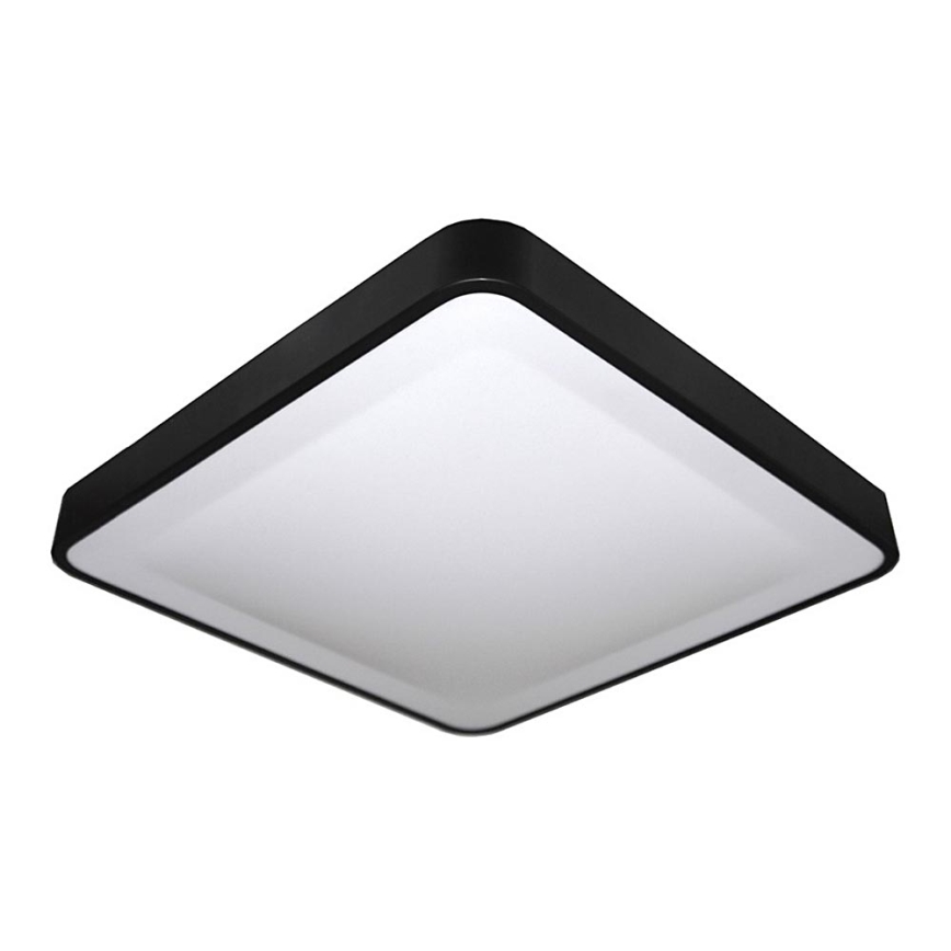 LED Plafon z czujnikiem WILTON LED/24W/230V 37,5x37,5 cm czarny