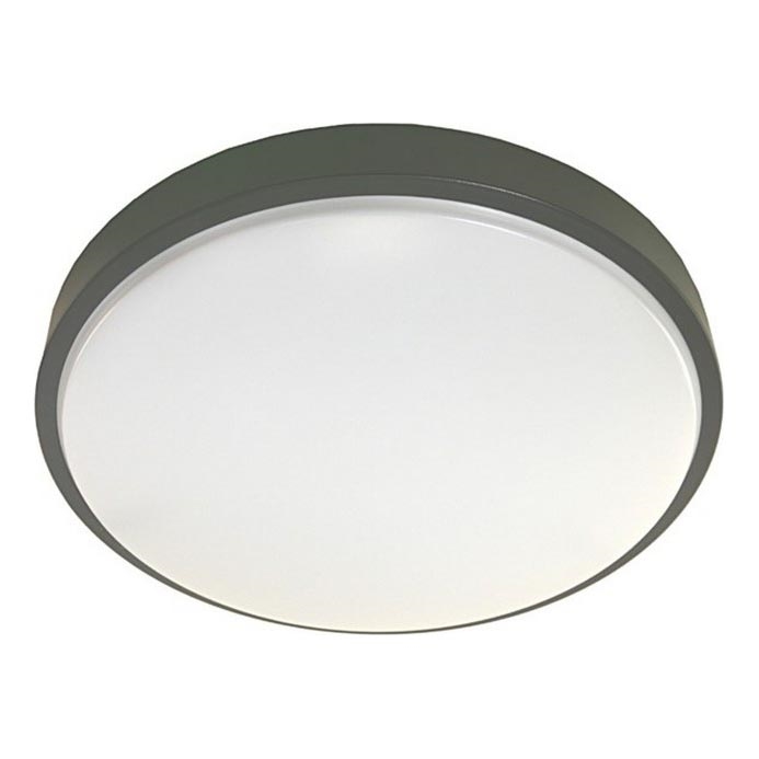LED Plafon z czujnikiem WILTON LED/24W/230V 4000K śr. 38 cm antracyt