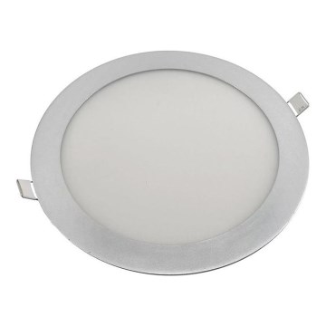 LED Plafon zawieszany LED/18W/85V-265V srebrny