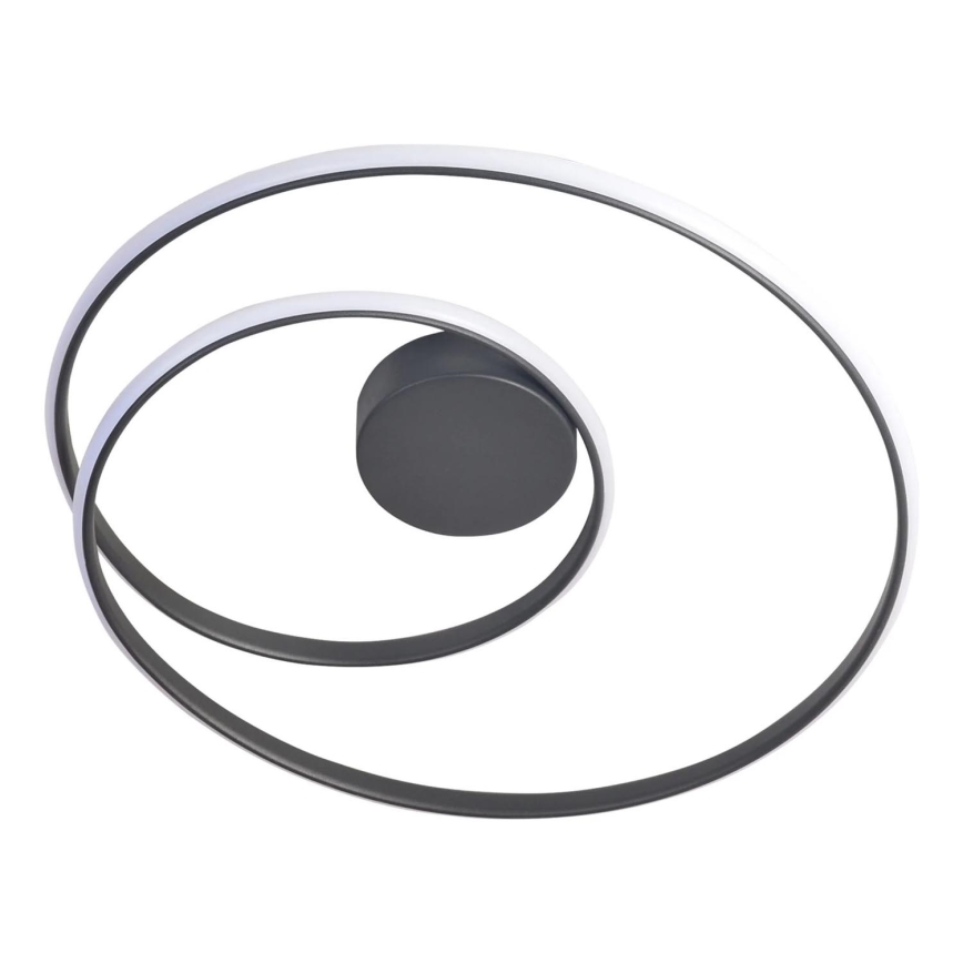 LED Plafon ZEFIRA LED/40W/230V 4000K śr. 50 cm antracyt