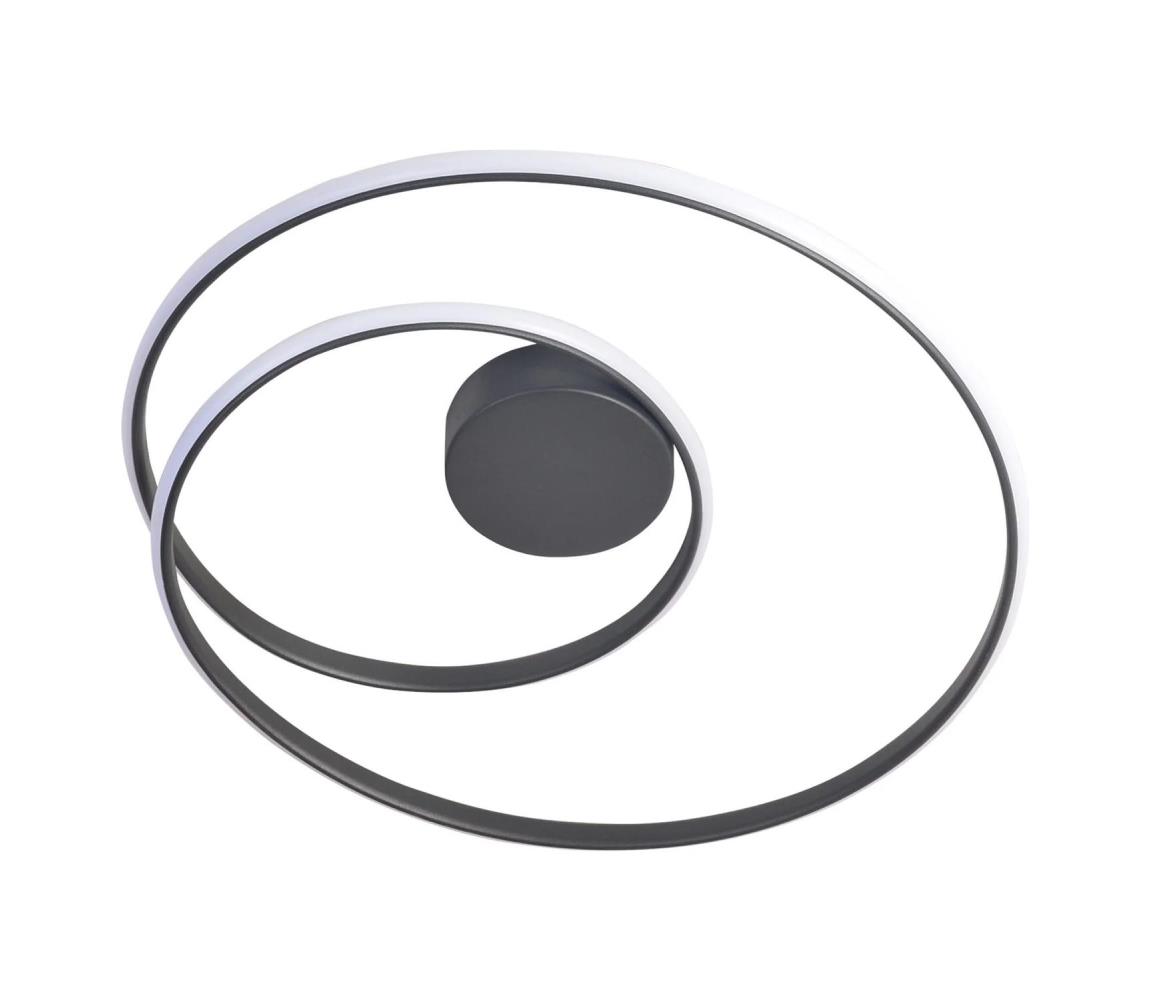 LED Plafon ZEFIRA LED/40W/230V 4000K śr. 50 cm antracyt