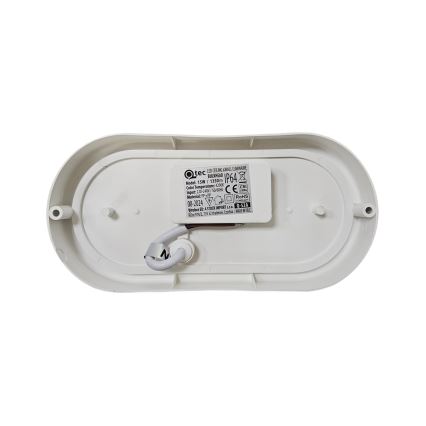 LED Plafon zewnętrzny LED/15W/230V 4200K 20x9,8 cm IP64 biały