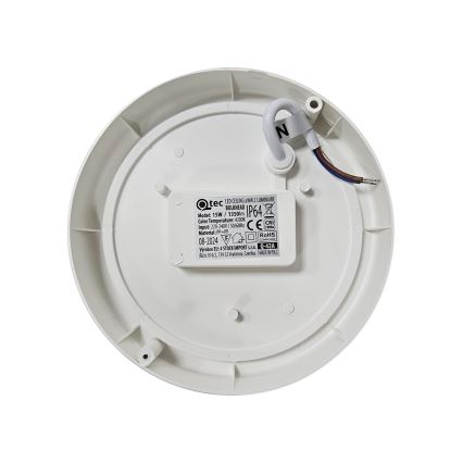 LED Plafon zewnętrzny LED/15W/230V 4200K śr. 15,5 cm IP64 biały