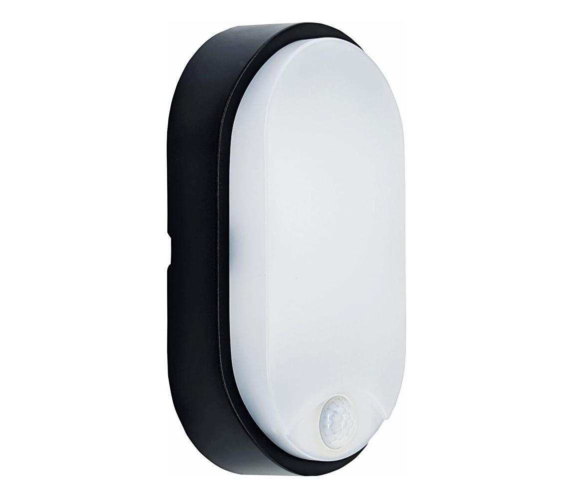 LED Plafon zewnętrzny z czujnikiem LED/14W/230V IP54 czarny