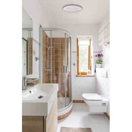 LED Plafon zewnętrzny z czujnikiem RENO LED/16W/230V IP66 biały