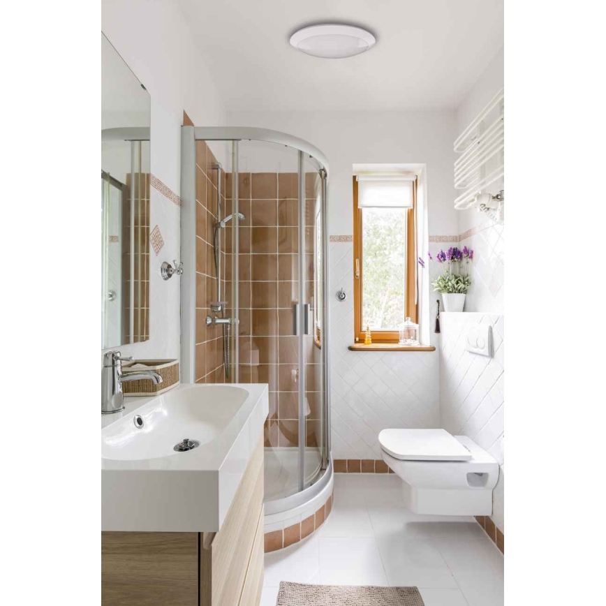 LED Plafon zewnętrzny z czujnikiem RENO LED/16W/230V IP66 biały