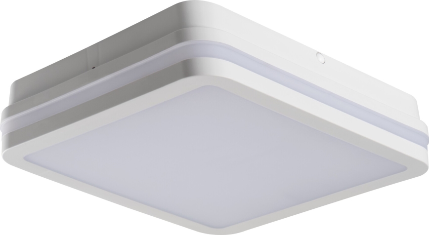 LED Plafon zewnętrzny z czujnikiem ruchu BENO LED/24/30W/230V 3000/3500/4000K IP65 biały kanciasty