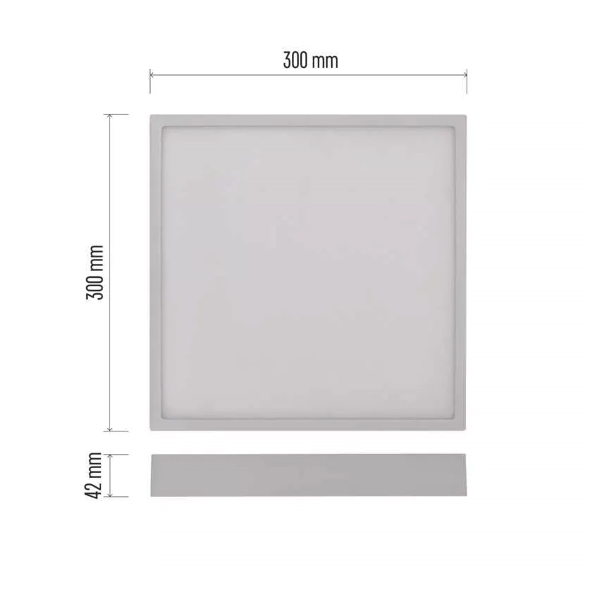 LED Plafont NEXXO LED/28,5W/230V 3000/3500/4000K 30x30 cm biały