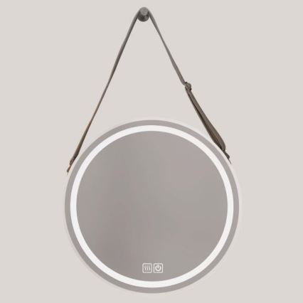 LED Podświetlane i podgrzewane lustro łazienkowe z funkcją ściemniania LED/20W/230V 4000K IP44