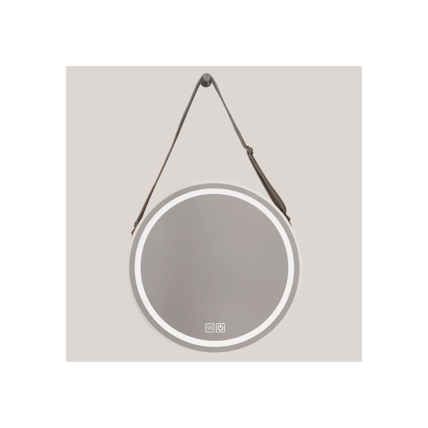 LED Regulowane podświetlane podgrzewane lustro łazienkowe LED/20W/230V 4000K IP44