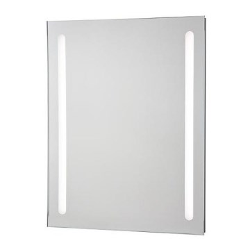 LED Podświetlane podgrzewane lustro łazienkowe LED/17W/230V IP44