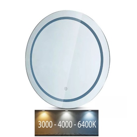 LED Podświetlone lustro łazienkowe LED/25W/230V 3000/4000/6400K IP44