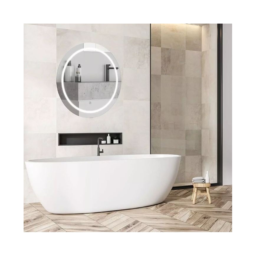 LED Podświetlone lustro łazienkowe LED/25W/230V 3000/4000/6400K IP44