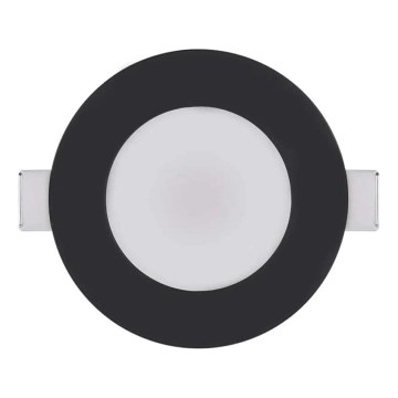 LED Podtynkowe oświetlenie łazienkowe LORI LED/4,5W/230V IP65 2700/4000K śr. 8,5 cm czarne